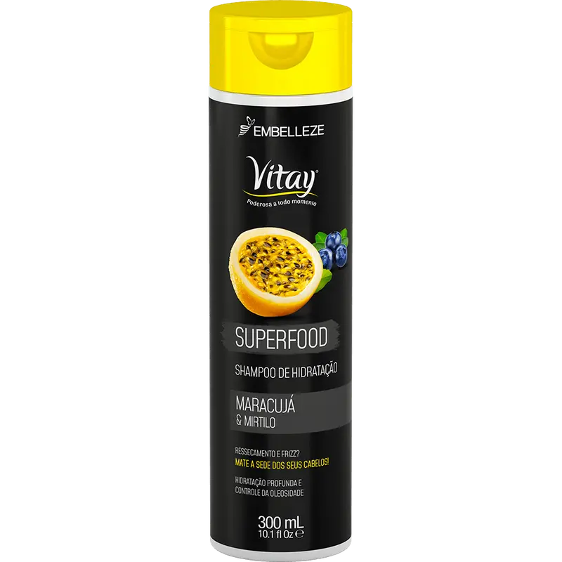 Vitay Shampoo Surfood Passion Fruit & Blueberry 300Ml 1
