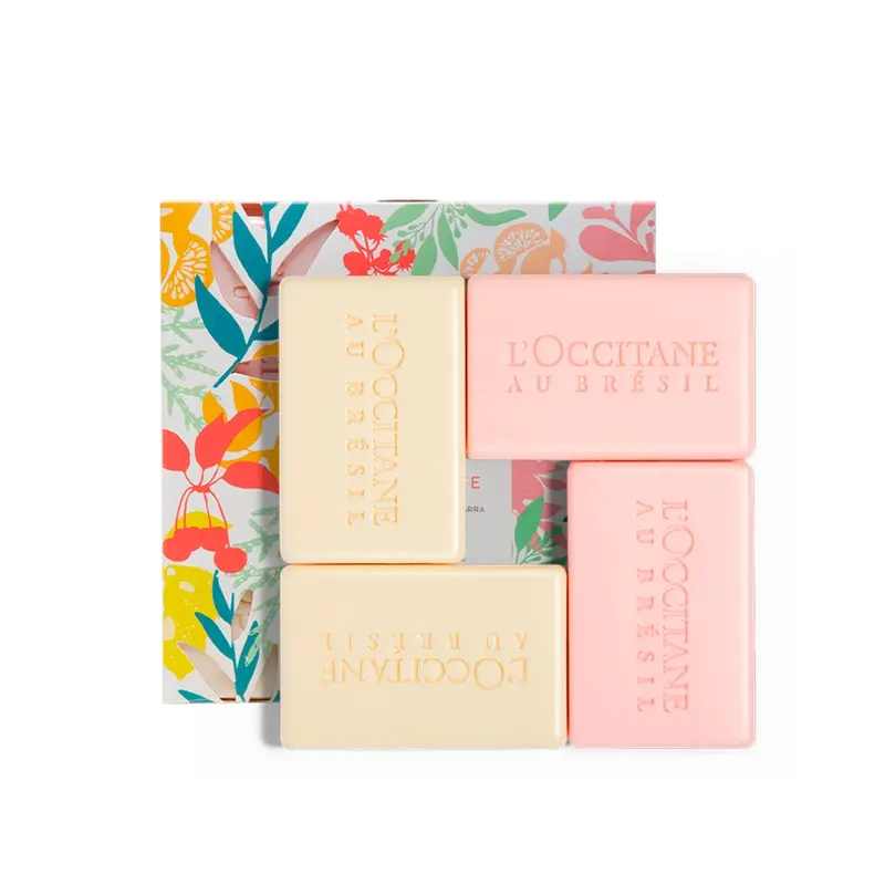 Vivre Scented Vegetable Bar Soap Bath Body Skin Care Kit L'occitane 1