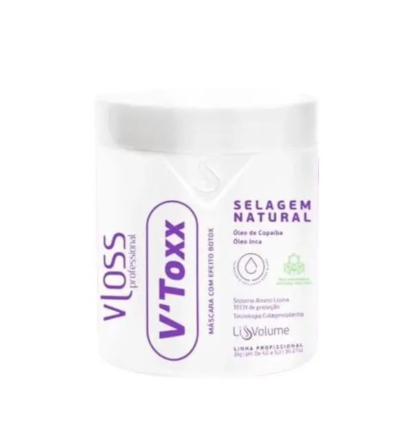 Vtoxx Natural Sealing Hair Moisturizing Smoothing Treatment 1Kg - Vloss 1