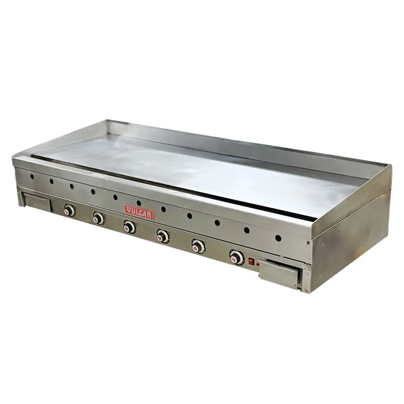 Vulcan 6 Burner 72" Commercial Natural Gas Griddle 972A Used For02378 1