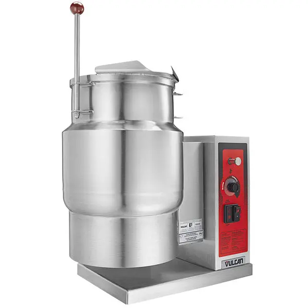 Vulcan 6 Gallon, Manual Tilt Electric Steam Jacketed Kettle K6ett 1