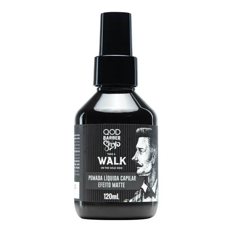 Walk Liquid Hair Ointment Wax Medium Fixing Men's Treatment 120Ml - Qod 1
