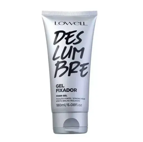 Wet Shine Effect  Strong Hold Deslumbre Fixing Modeling Gel 120Ml - Lowell 1