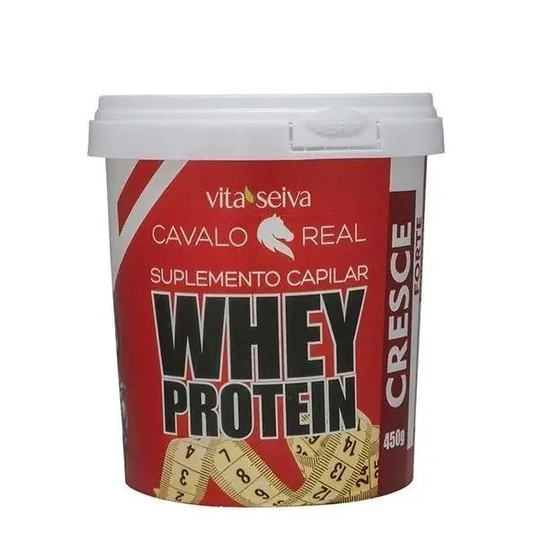 Whey Protein Capillary Supplement Hair Treatment Cavalo Real 450G - Vita Seiva 1