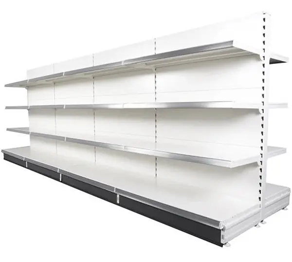 White Double Side Heavy Duty Gondola Shelves Ysd-S002a 1