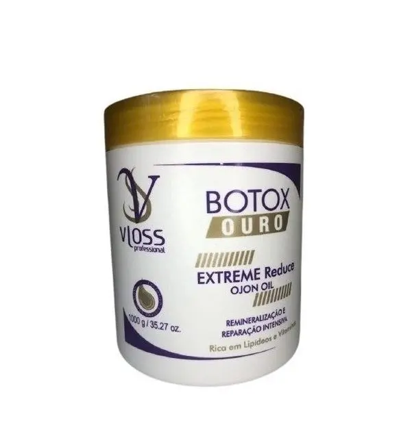 White Gold Ojon Oil Extreme Reducer Depe Hair Mask Straightening 1Kg - Vloss 1