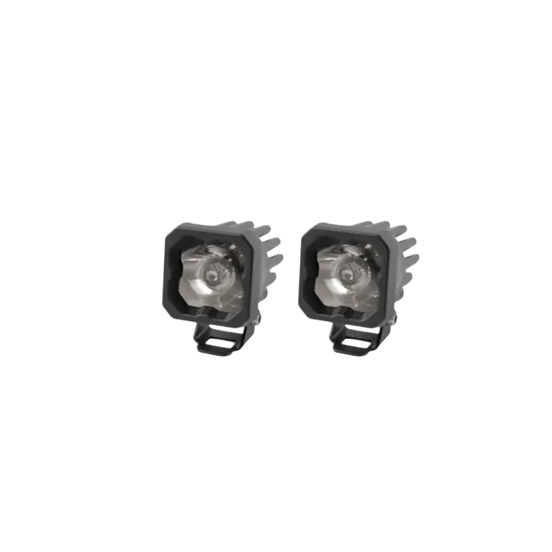White Pro Backlit Led Stage Series C1" Pod (Pair) Light - Diode Dynamics 1