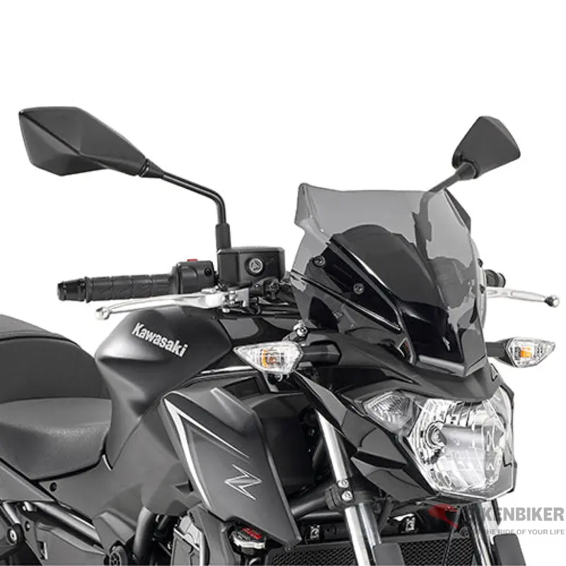 Windscreen For Kawaski Z650 (Smoked) - Givi 1