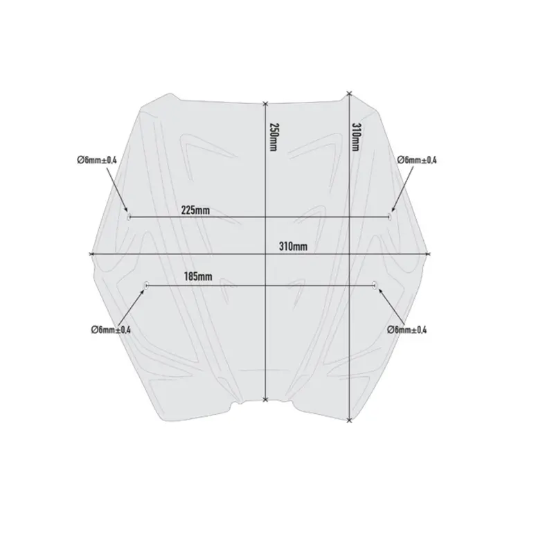 Windscreen For Ktm 890 Duke R 2021-2023 - Givi - A7708-Ktm890d 2