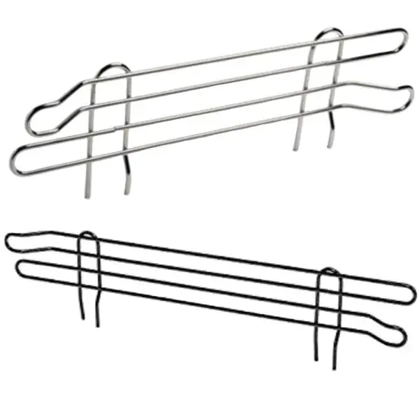 Wire Chrome/Black Epoxy Ledges - Various Sizes 1