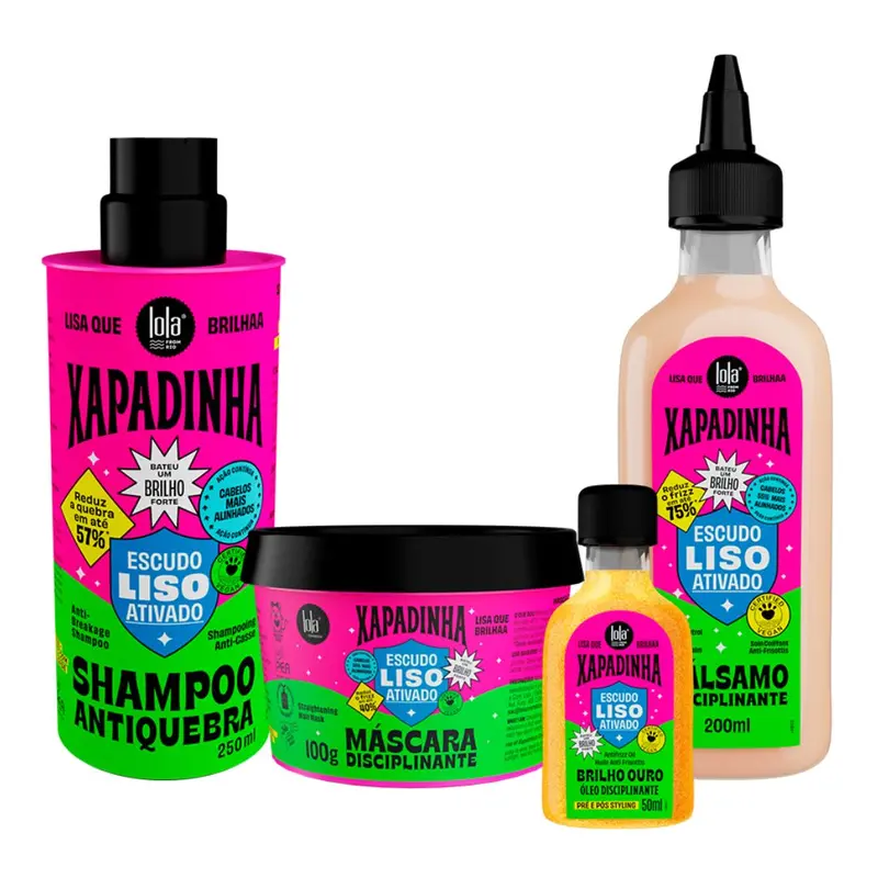 Xapadinha From Rio Home Care Hair Straightening Kit Lola Cosmetics 1
