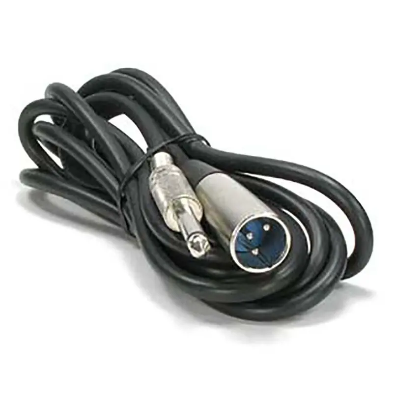 Xlr 3P Male To 1/4" Unbalanced Microphone Cable 1