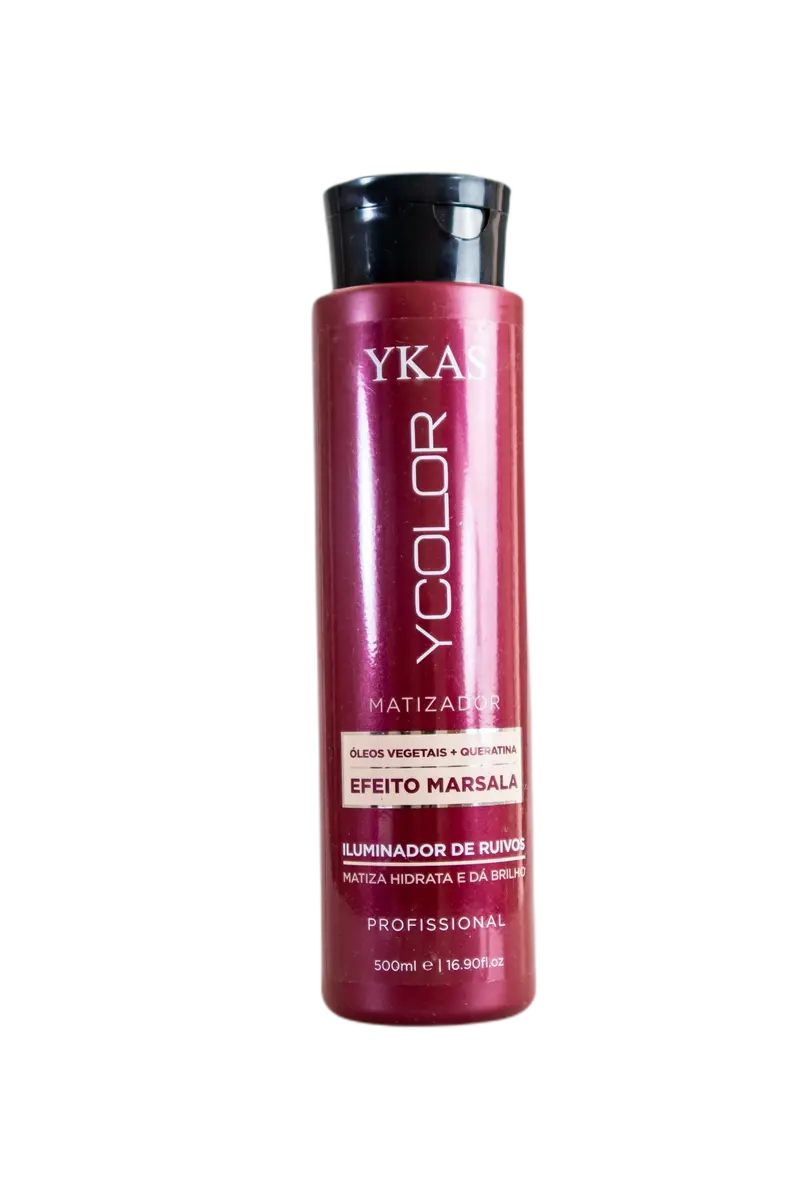 Ycolor Tinting Marsala Effect Illuminator Keratin Vegetable Oil 500Ml - Ykas 1