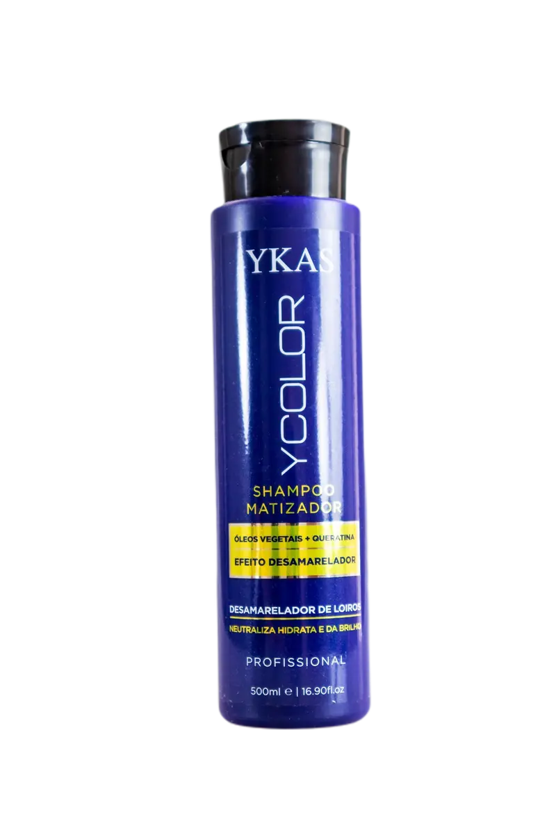 Ycolor Tinting Shampoo Keratin Vegetable Oil Anti Yellow Treatment 500Ml - Ykas 1