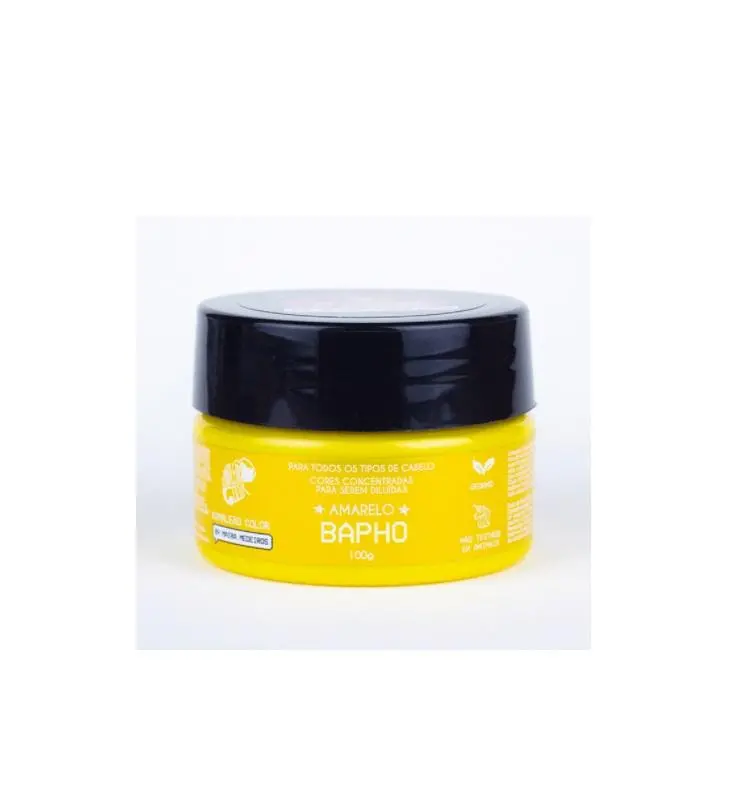 Yellow Amarelo Bapho Tinting Maíra Medeiros Mask 100Ml - Kamaleão Color 1