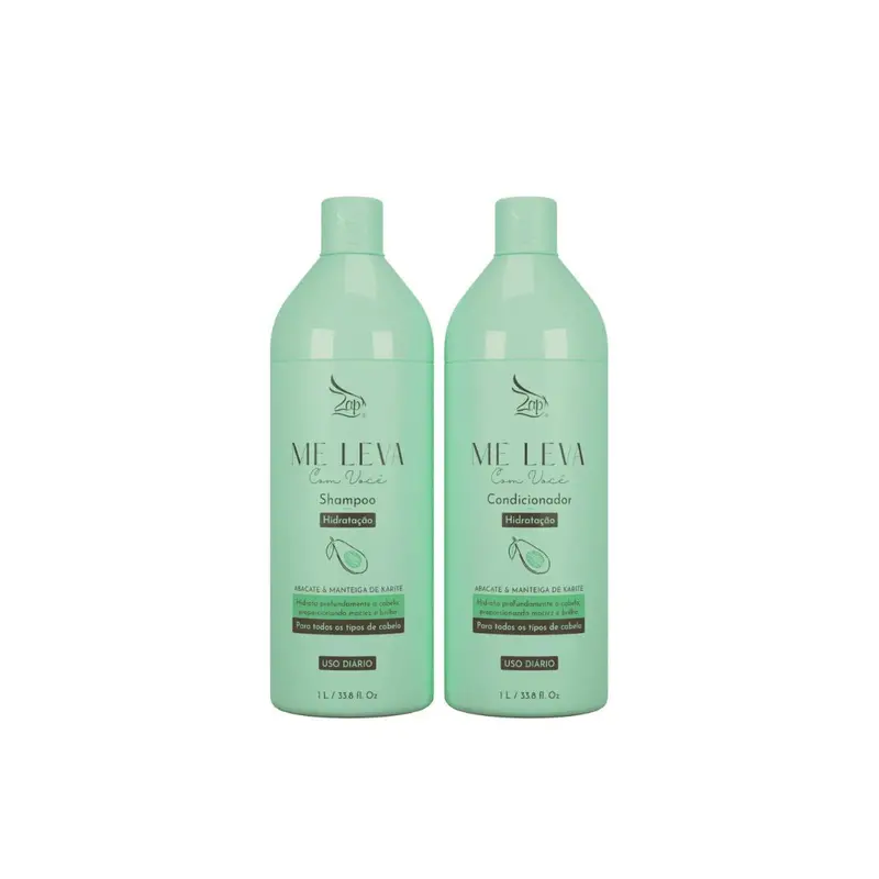 Zap Cosmetics Me Leva Com Voce Hair Hydration  Avocado Karité Butter Kit 1