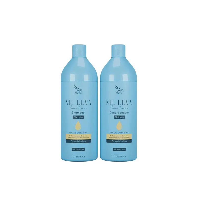 Zap Cosmetics Me Leva Com Voce Nourishing Hair Treatment Omega 3 Vitamin C Kit 1