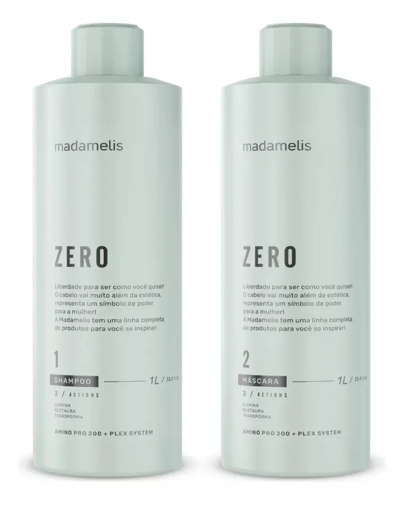 Zero Formol Free Progressive Brush Hair Treatment Kit 2X1l - Madamelis 1