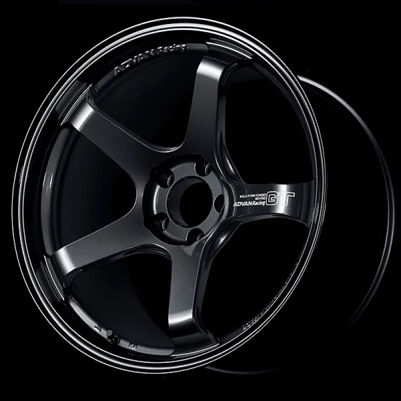 Advan Gt Beyond Forged Alloy Wheel – 17×7.0″, +45Mm Offset, 4×100 Pcd, 73.1Mm Cb, Racing Titanium Black 1