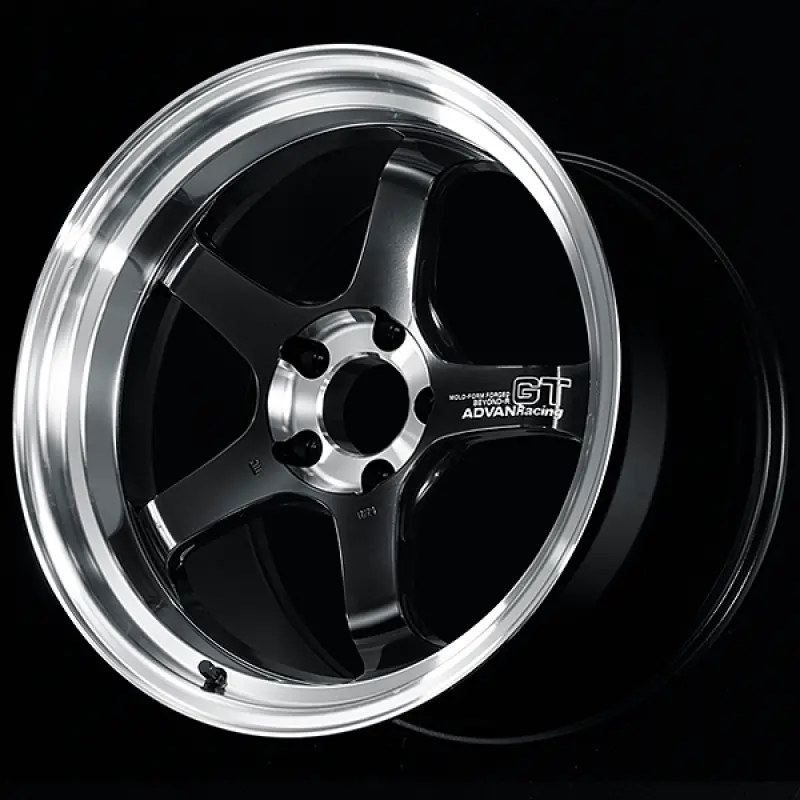 Advan Gt Beyond-R 18X9.0 / +50 Offset / 5-100 Bc / 63Mm Bore / Diamond Cut & Dark Platinum Black 1