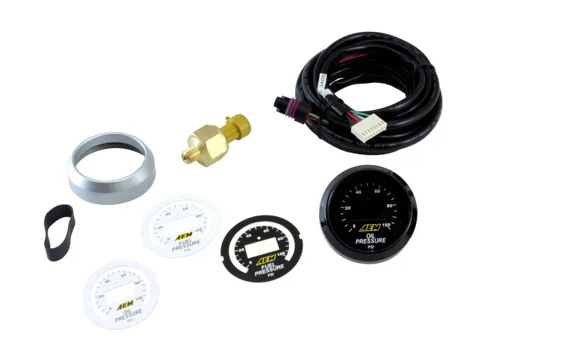 Aem 52Mm Digital Pressure Gauge – Compatible With Oil Or Fuel Systems 1