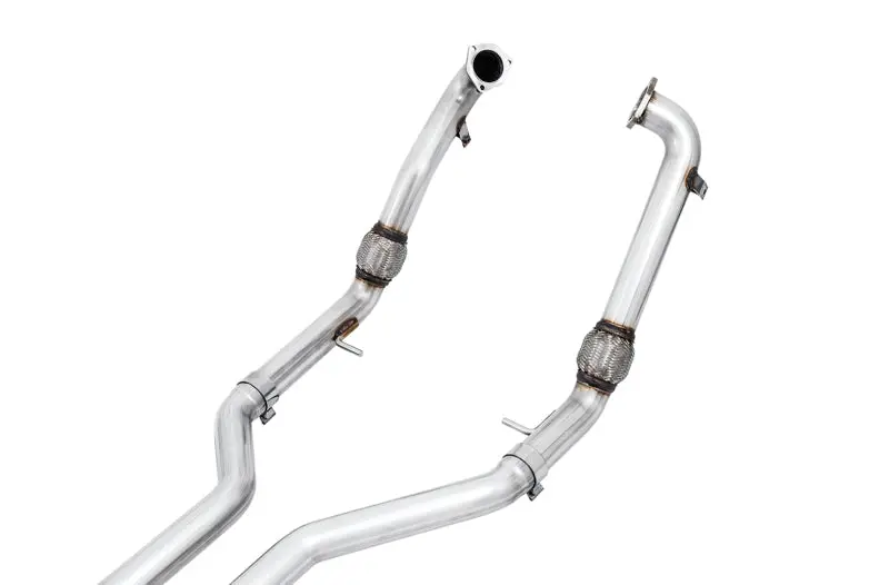 Awe Tuning Non-Resonated Track Edition Exhaust For Audi B9 S4 – Silver 102Mm Tips 1