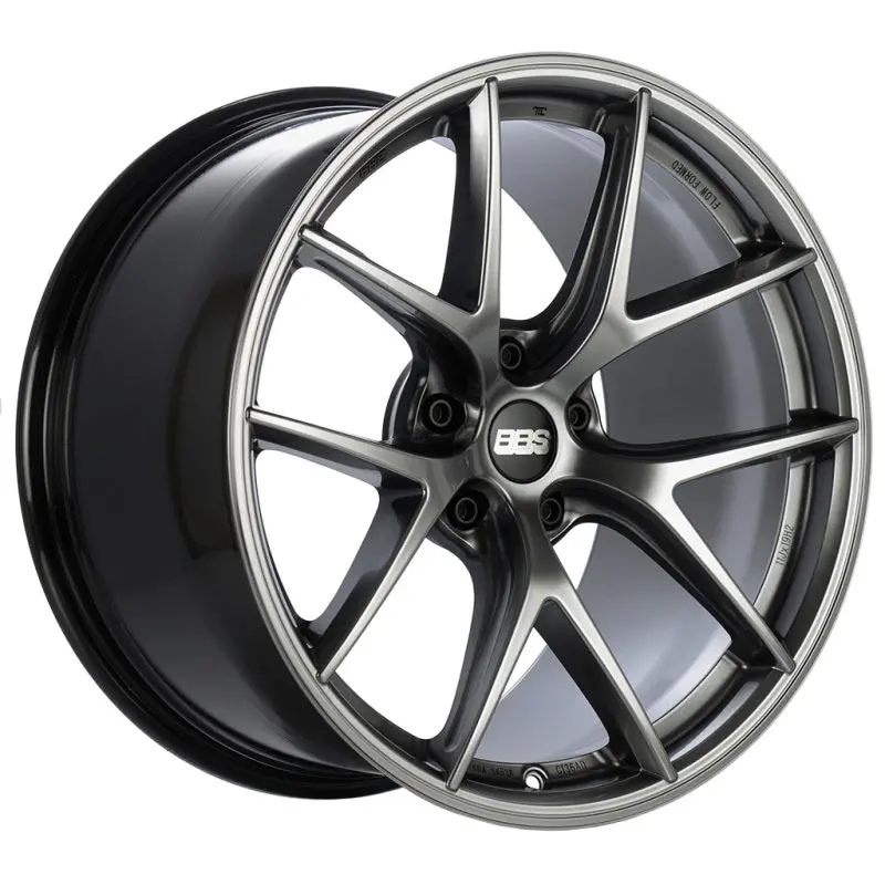 Bbs Ci-R Forged Alloy Wheel – 20X10.5, Et64, Gloss Diamond Black Finish 1