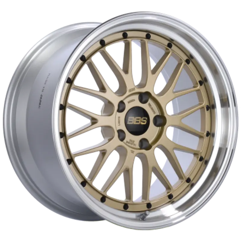 Bbs Lm 19X11 5X120 Et25 Gold Center Diamond Cut Lip Wheel - 82Mm Pfs/Clip Required 1