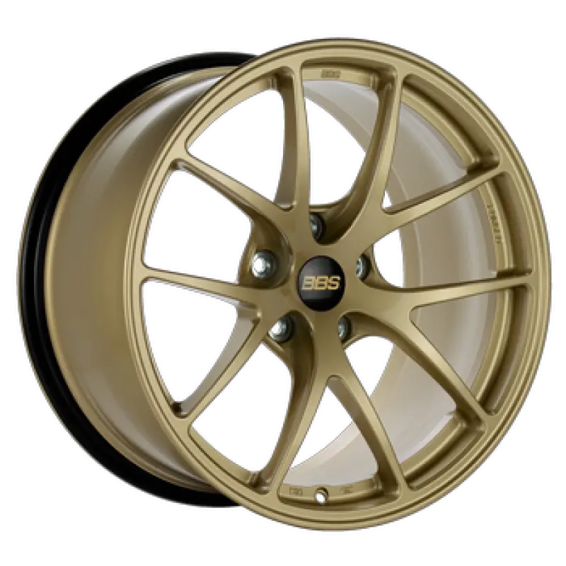 Bbs Ri-A Gold Finish Alloy Wheel – 18X9 Inch, 5X114.3Mm, Et50 Offset, 82Mm Hub Bore 1