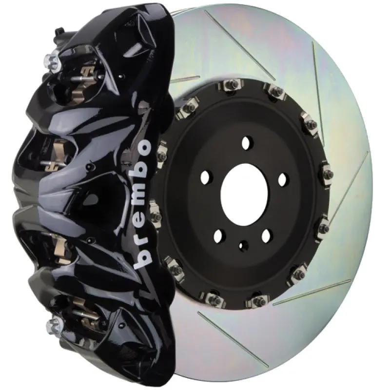 Brembo Front Gt Big Brake Kit For 20+ Mercedes-Benz Gle-Class – 8-Piston Calipers, 412X38Mm Two-Piece Slotted Rotors (Nickel-Plated) 1