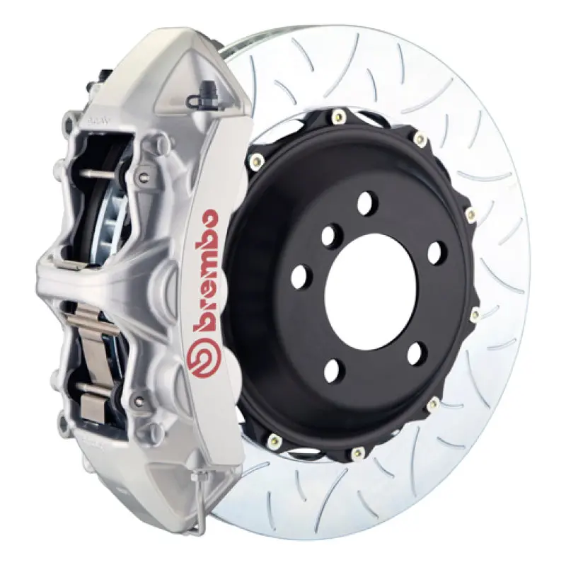Brembo Gt Big Brake Kit For 2003–2006 Infiniti G35 Sedan And 2003–2008 350Z – Front, 380X32Mm Slotted Two-Piece Rotors, Six-Piston Calipers 1