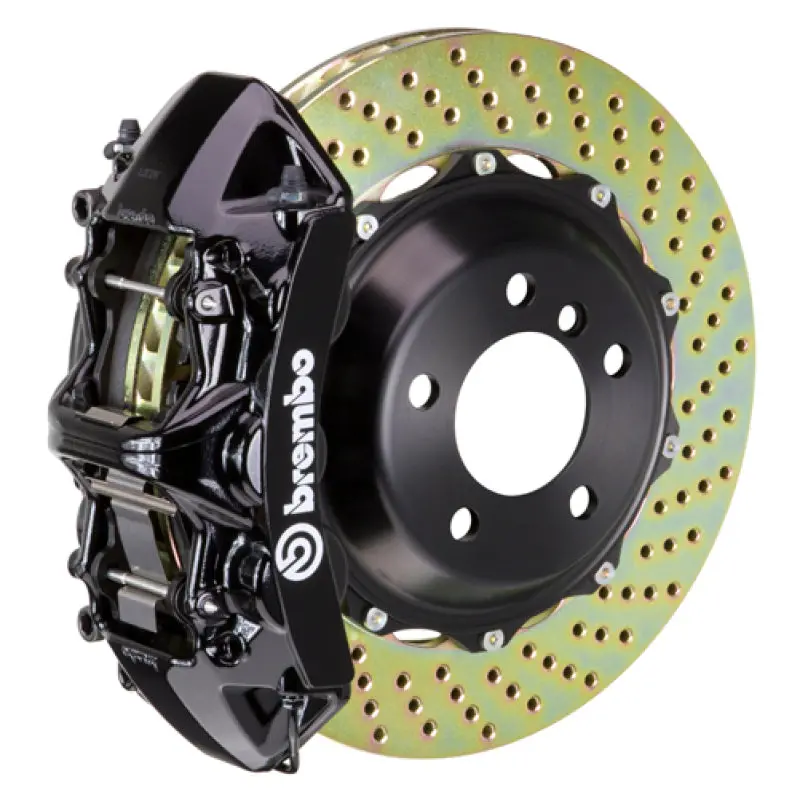 Brembo Gt Brake Kit: Front 6-Piston Calipers With Drilled 355X32Mm Two-Piece Rotors For 2005–2013 Corvette 1