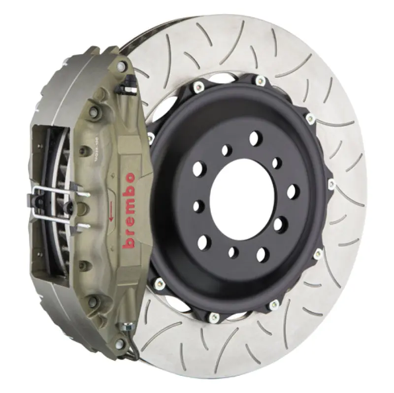 Brembo Pista Front Race Brake Kit — 2006–2013 Audi A3, 4-Piston Calipers & 355X32Mm T3-Clear 2-Piece Rotors 1