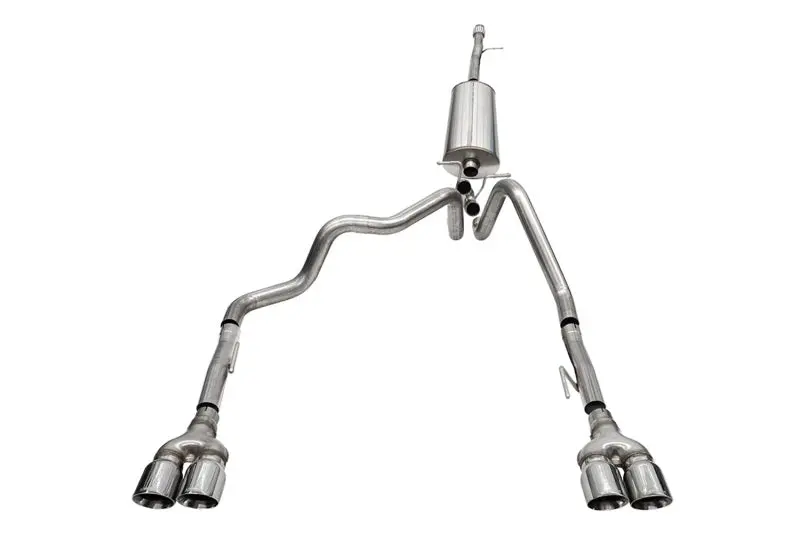 Corsa Pro-Series Dual-Exit Cat-Back Exhaust For 2019–2023 Chevrolet Silverado 1500 1