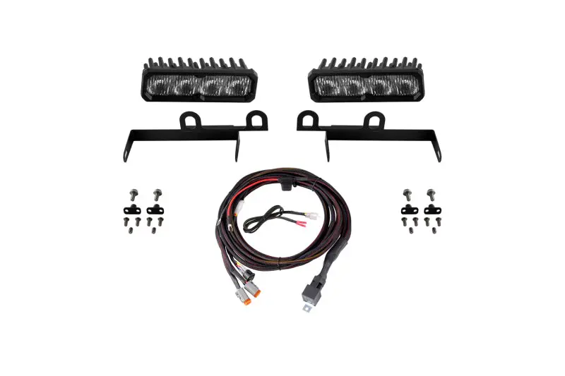 Diode Dynamics Ss6 Max Led Fog Light Kit – White (6000K), For 2013–2018 Ram 1500 Sportexpress Models 1