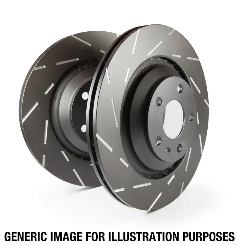 Ebc Usr Slotted Front Brake Rotors For 1997–2000 Ford E250 Econoline (4.2L, Rear-Wheel Abs) 2