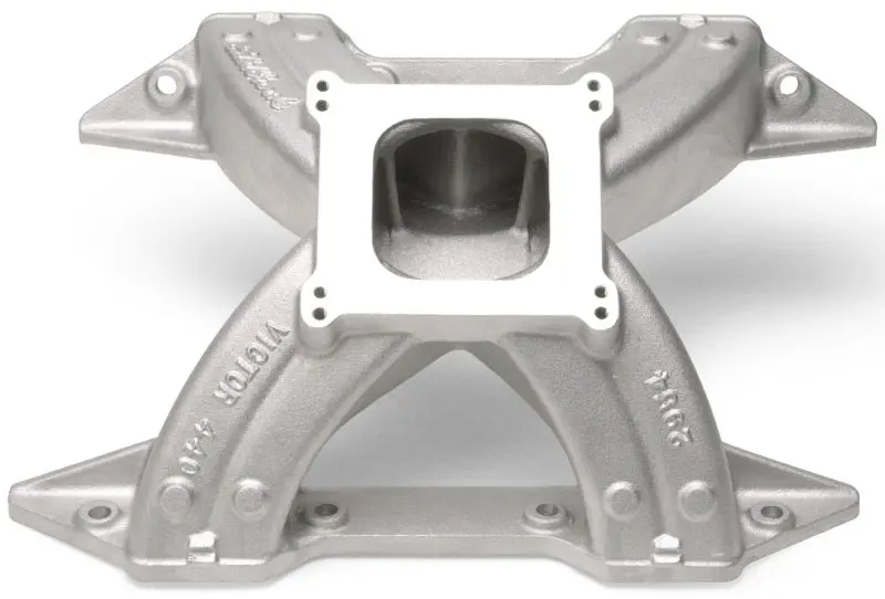 Edelbrock Victor Intake Manifold — Compatible With Chrysler 413–440 Cubic Inch Big-Block Engines 1