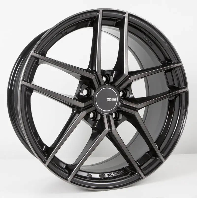 Enkei Ty5 18X8.5 5X114.3 35Mm Offset 72.6Mm Bore Pearl Black Wheel 1