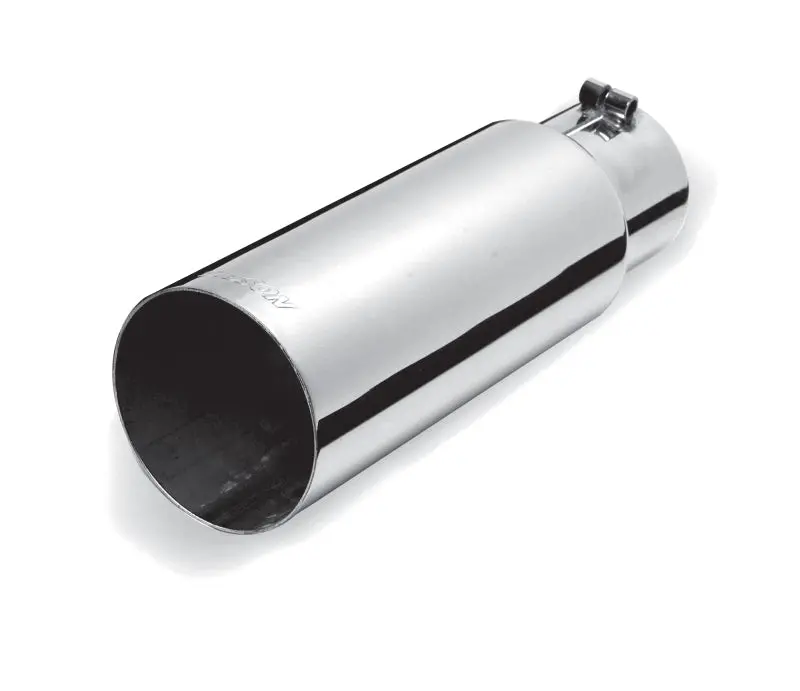 Gibson Stainless Steel Straight-Cut Exhaust Tip – 3.5In Od, 2.5In Inlet, 12In Length 1