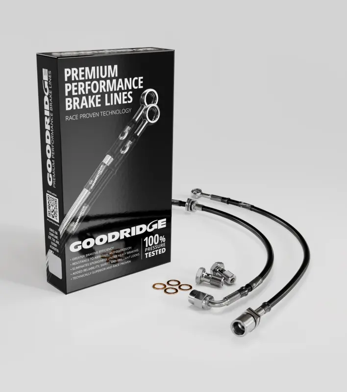 Goodridge Stainless Steel Front Brake Line Kit For 2005–2019 Chrysler 300 1