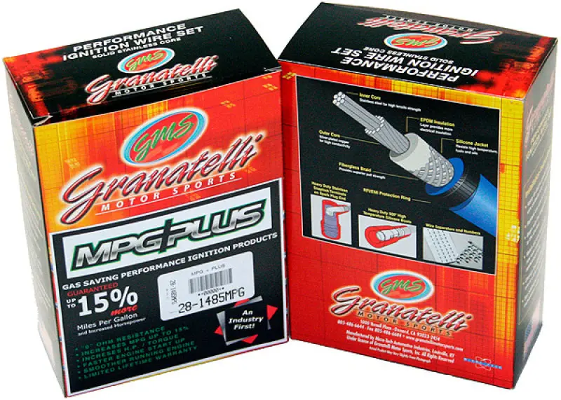 Granatelli Performance Ignition Wire Set For 1991–1997 Isuzu Rodeo 2.6L 4-Cylinder Engine 1