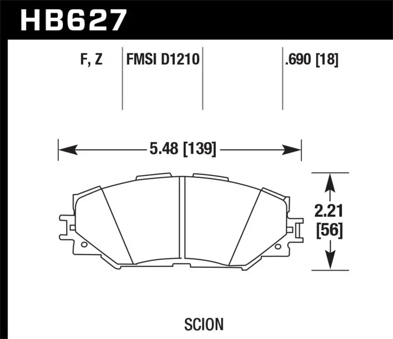 Hawk Performance Ceramic Brake Pads — Street-Oriented, Quiet & Low-Dust 1