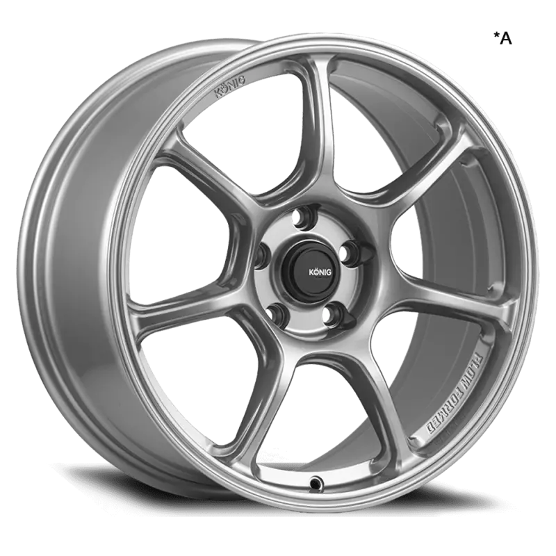 Konig Ultragram Titanium Metallic Knurled Bead Wheel – 15X7, 4X100, Et30 1
