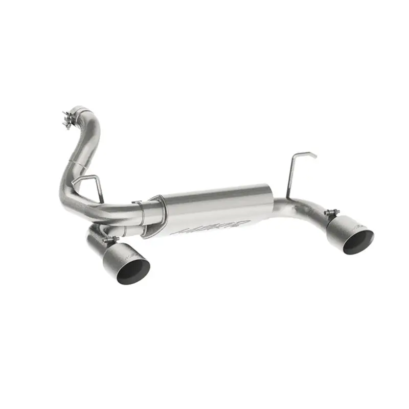 Mbrp T409 Dual Rear-Exit Axle-Back Exhaust For 2018+ Jeep Wrangler Jl (3.6L V6) 1