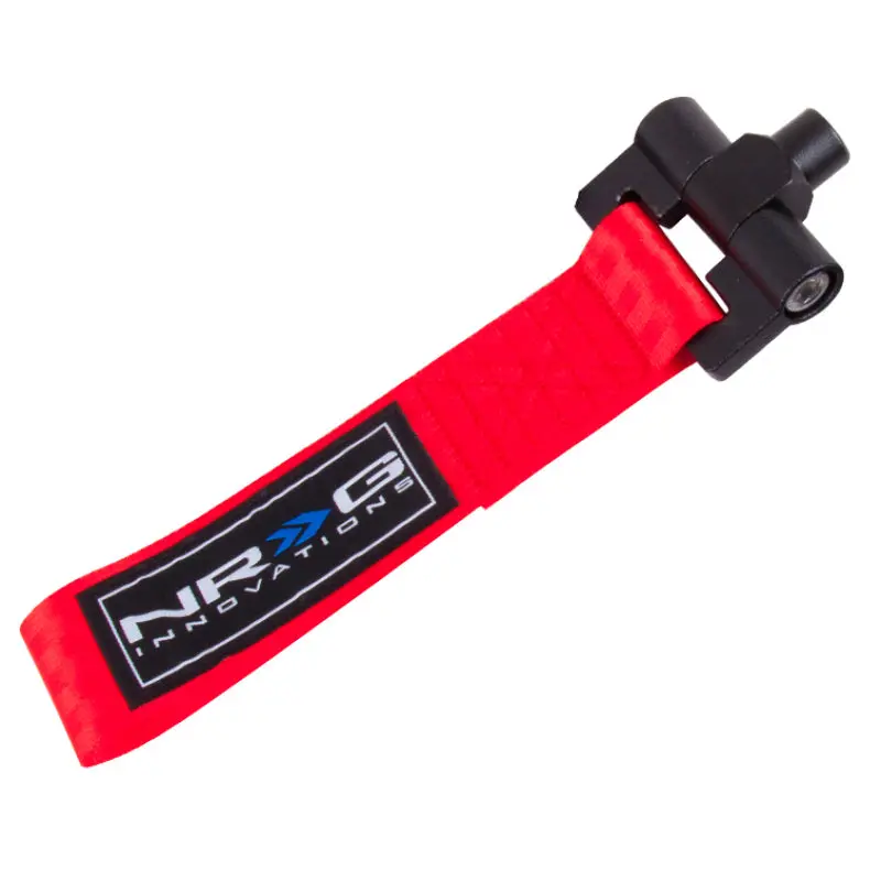 Nrg Bolt-In Red Tow Strap For Nissan 350Z (2002–2003) & Infiniti G35 (2002–2003) – 5,000 Lb Capacity 1