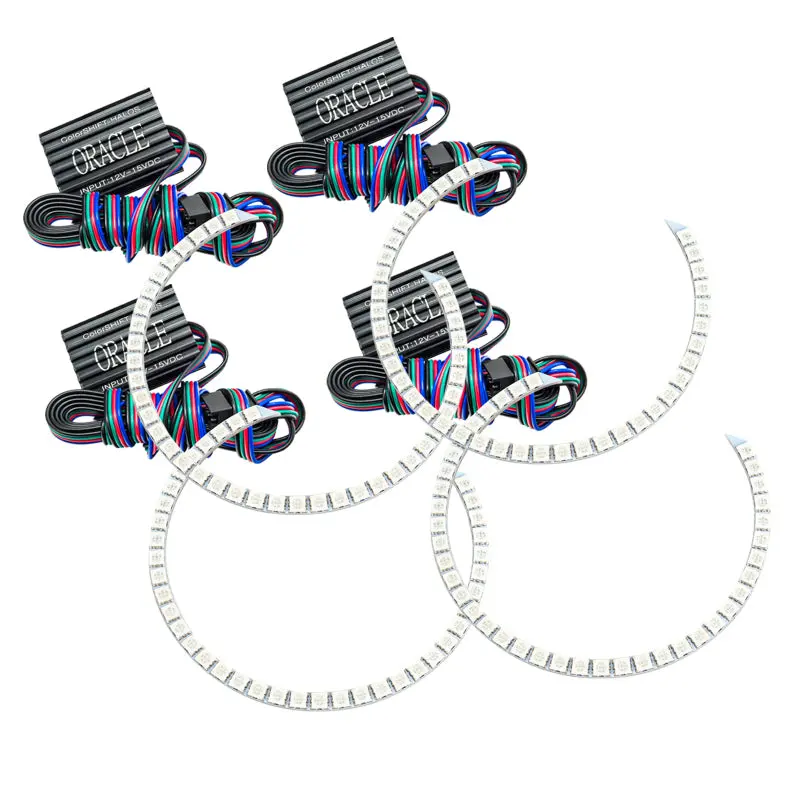 Oracle Lighting Colorshift Halo Headlight Kit For 2005–2010 Chrysler 300 Base & Touring Models 1