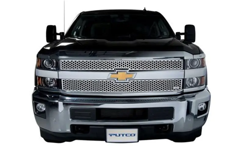 Putco Stainless Steel Punch Grille For 2015–2019 Chevrolet Silverado Hd 1
