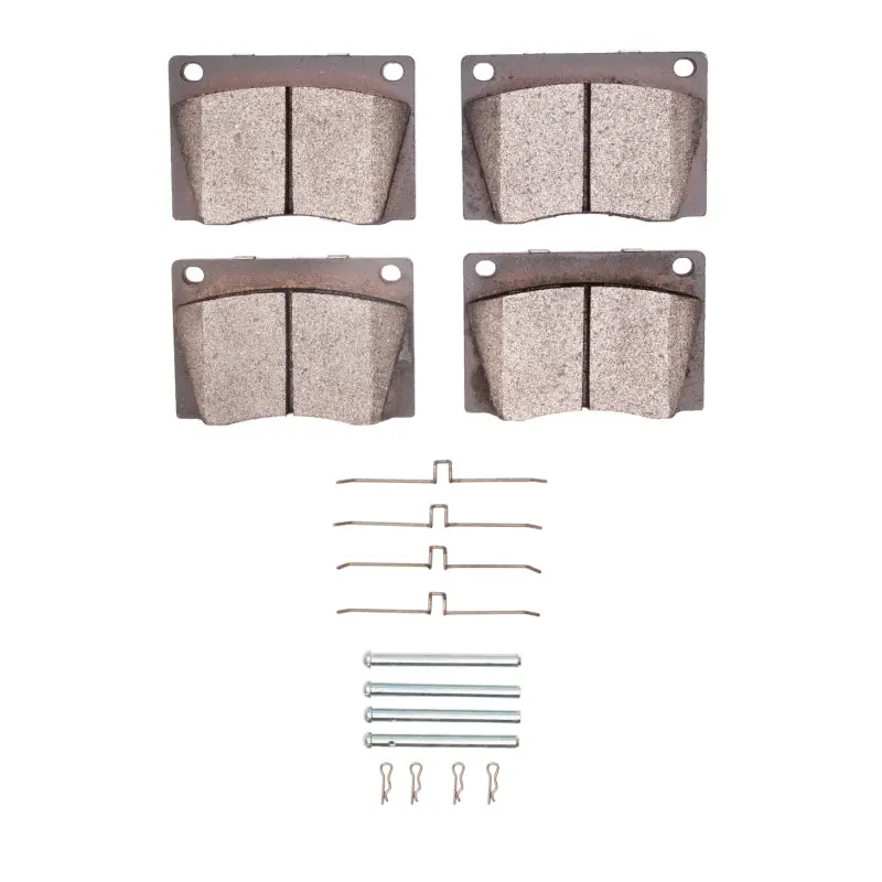 R1 Semi-Metallic Front Brake Pad And Hardware Kit For 1961–1979 Jaguar Xke 1