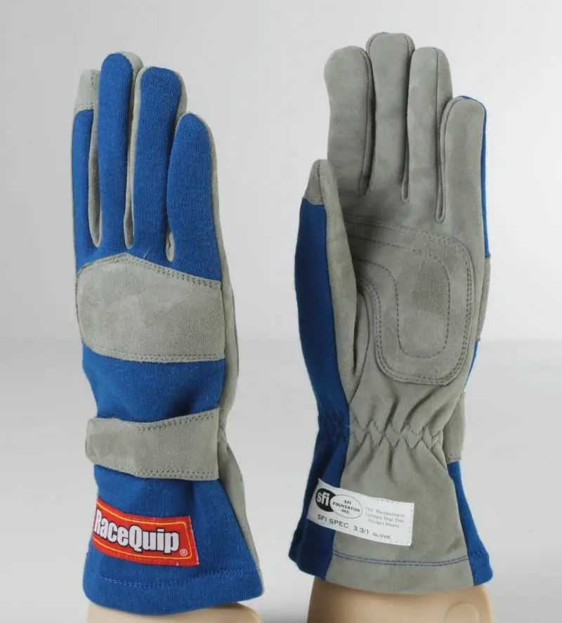 Racequip Blue 1-Layer Sfi-1 Glove - Medium 1