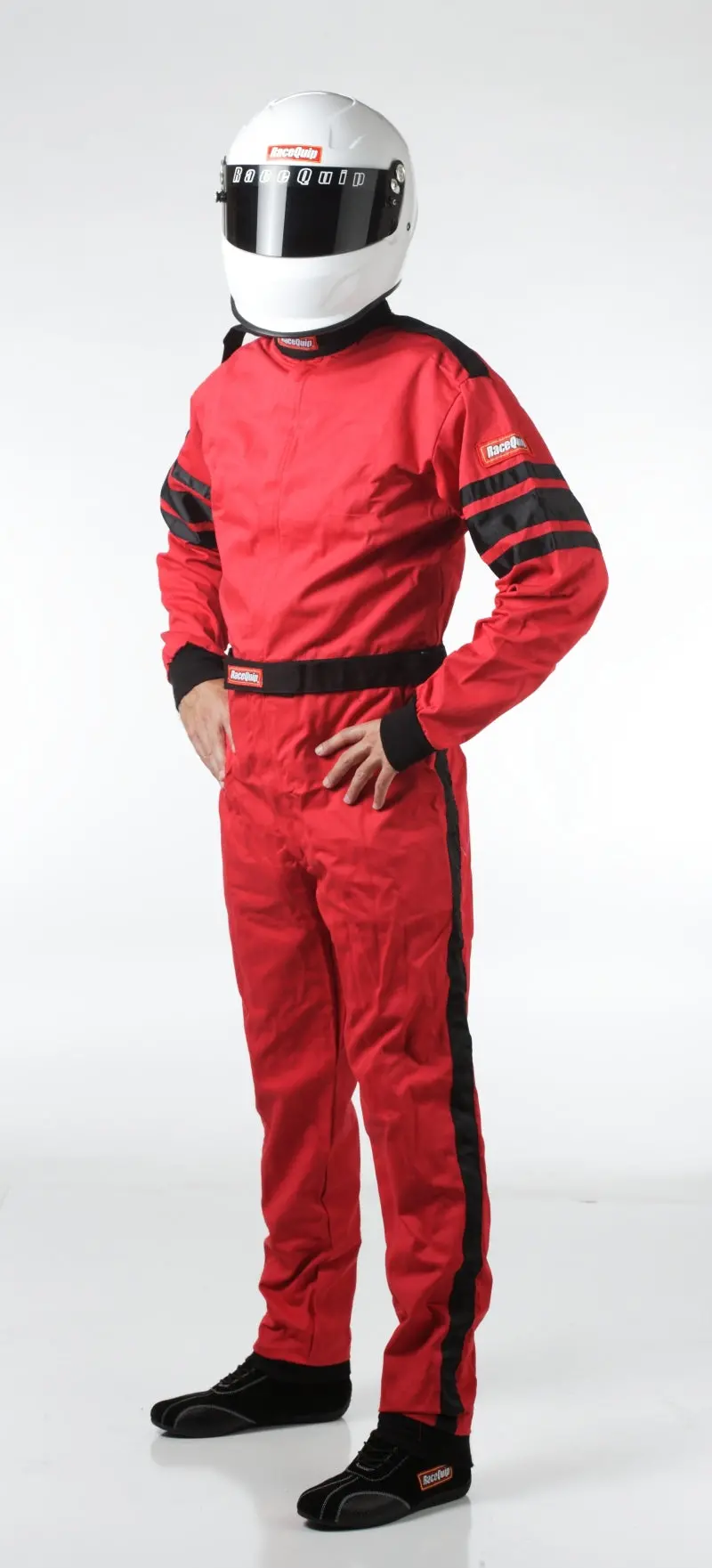 Racequip Sfi-Certified Red Single-Layer Racing Suit – Size Small 1